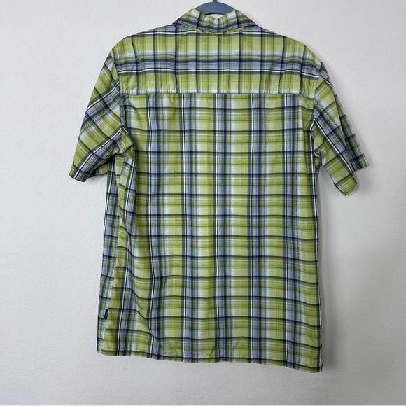 Kuhl Eluxer green plaid button down shirt short sleeve Size - Medium - Picture 3 of 7